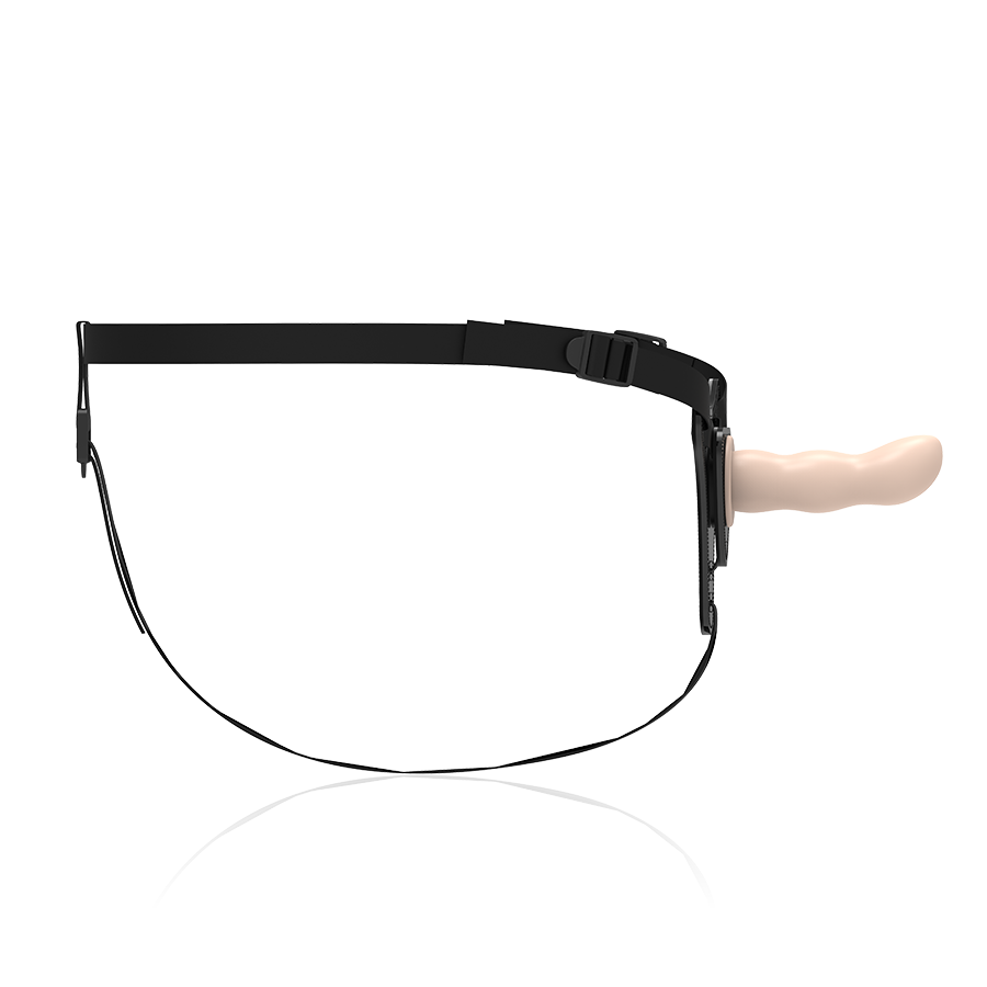 Fetish Submissive Harness - Silikon-Fleisch-g-Spot 12,5 cm