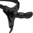 Fetish Submissive Harness - Schwarzer Silikon-g-Spot 16 cm