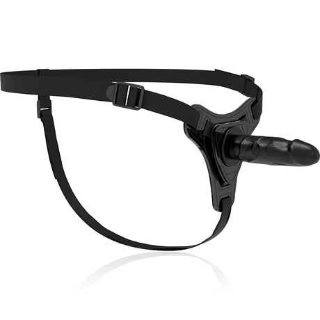 Strap-on Realistisches Schwarzes Silikon 14 cm.3