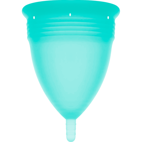 Stercup - Fda Silikon-Menstrualcup Aquamarin - Grösse L