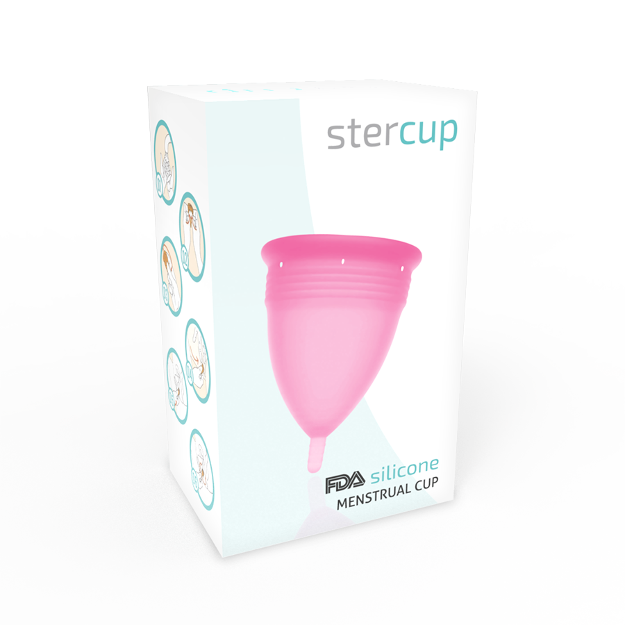 Stercup - Fda Silikon-Menstrualcup Rosa - Grösse S