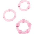 Seven Creations - Set aus Drei Rosa Penisringen