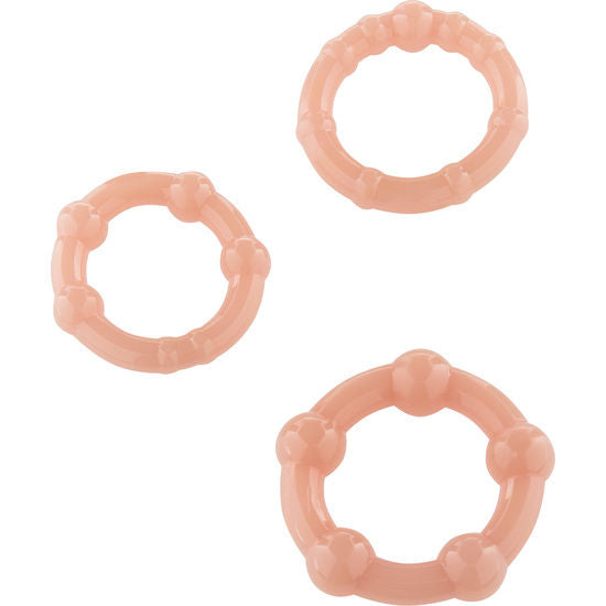 Seven Creations - Set aus Drei Skin Penis Ringen
