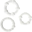 Seven Creations - Set aus Drei Transparenten Penisringen