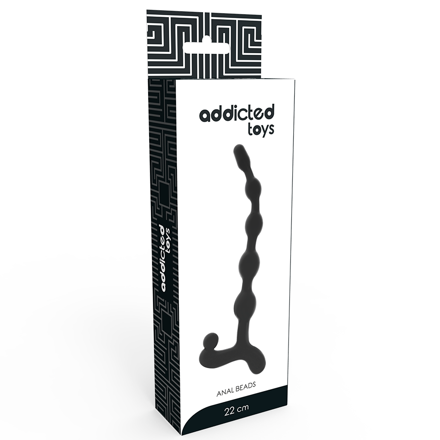 Addicted Toys - Analkugeln 22 cm Schwarz