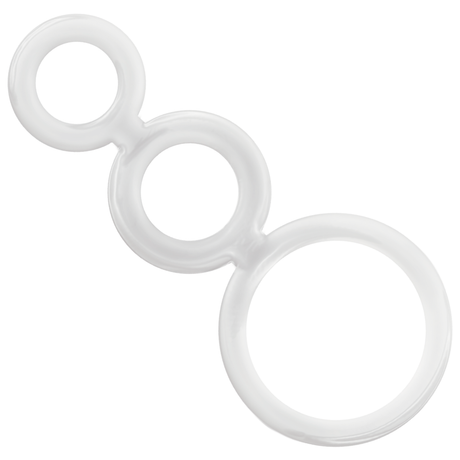 Addicted Toys - Ringset für Penis Transparent