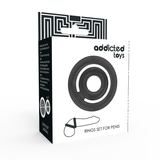 Addicted Toys - Potenz-C-Ring Penis Schwarz