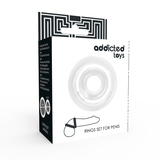 Addicted Toys - Potenz-C-Ring Penis Klar