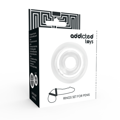 Addicted Toys - Potenz-C-Ring Penis Klar