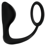 Addicted Toys - Analplug mit Schwarzem Penisring