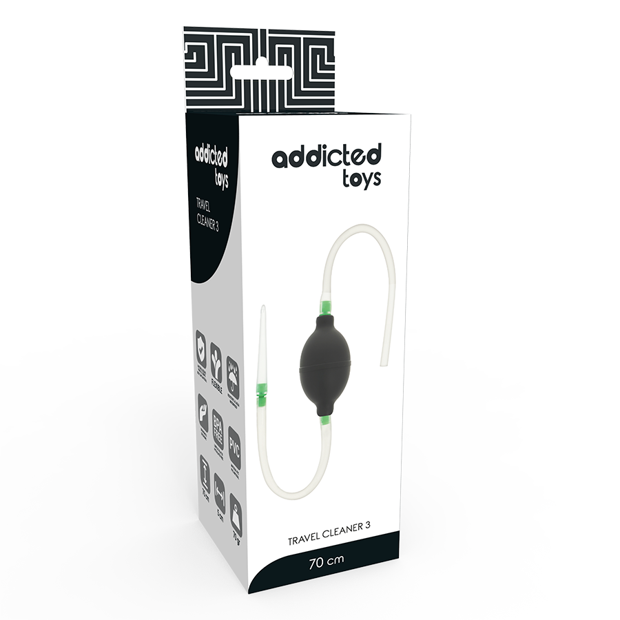 Addicted Toys - Schwarzes Enema-Set