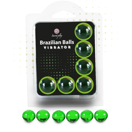 Gleitgel Set 6 Brasilianische Kugelvibratoren