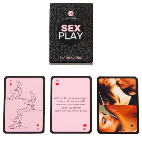 Erotik-Spiel Secretplay Sex-Spielkarten (Es/en)