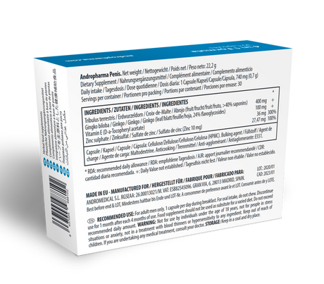 Nahrungsergänzungsmittel Andropharma Penis - Ergänzungsmittel zur Penisvergrösserung.1