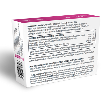 Nahrungsergänzungsmittel Andropharma - Curvature Peyronie-Behandlung.2