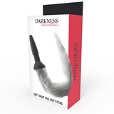 Darkness - Silikon-Analsplug mit Grauem Schwanz