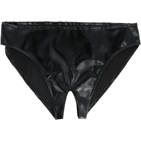 Slip Darkness Unisex-Höschen mit Öffnung Einheitsgrösse.2