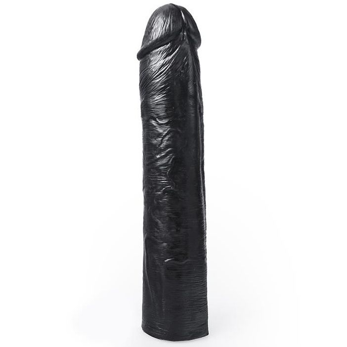 Hung System - Realistischer Dildo Schwarz Farbe Benny 25,5 cm