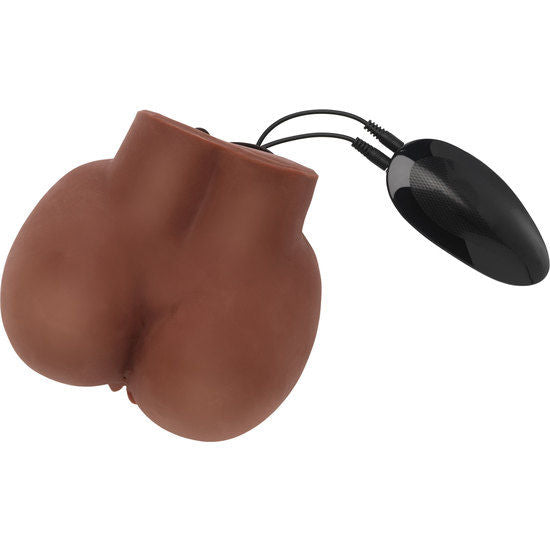 Act - Bal Ass Realistischer Masturbator mit Braunem Vibrator