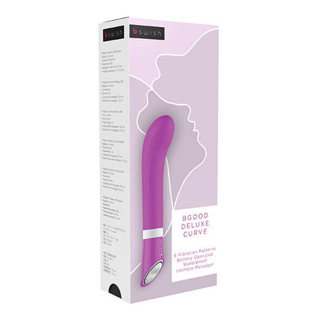 Vibrator B Good Deluxe Curve Flieder 19,3 x 3,5 cm.1