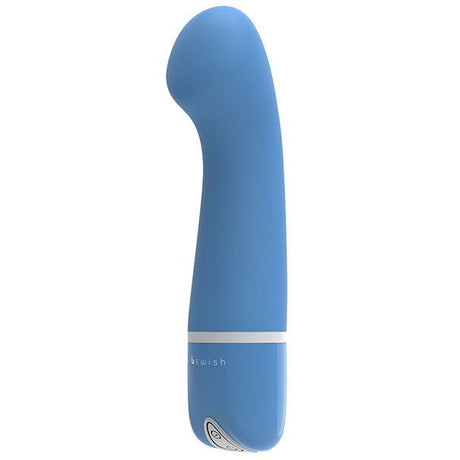 Vibrator Bdesired Deluxe Curve Lagoon Blue Weiß 15,24 x 3,1 cm.4