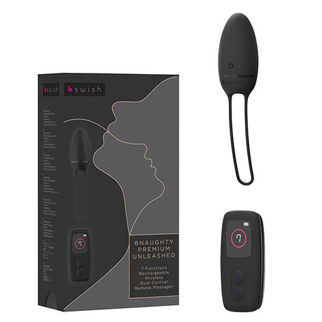 Vibrator Bnaughty Premium Unleashed Schwarz.5
