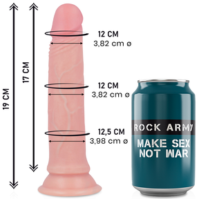Rockarmy - Liquid Silicone Premium Avenger Realistic 19 cm-x-3.98 cm