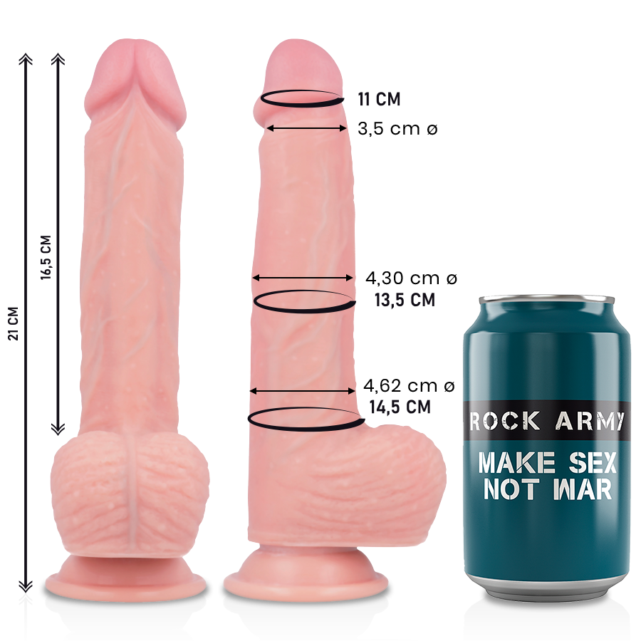 Rockarmy - Flüssiger Silikondildo Premium Spitfire 21 cm-x-4.62 cm