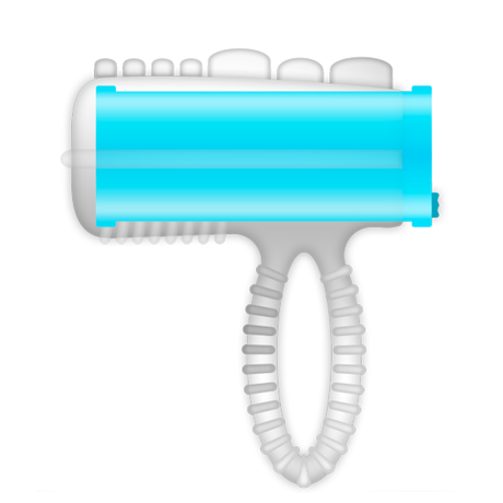 Penisring Ringzunge Vibrierendes Blau.1