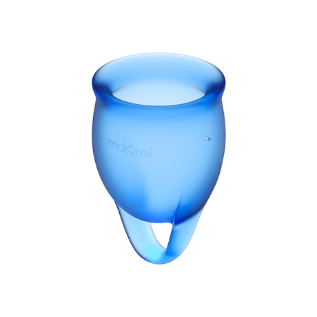 Intimpflege Feel Confident Menstrual Cup Dunkelblau 15 + 20 ml.2