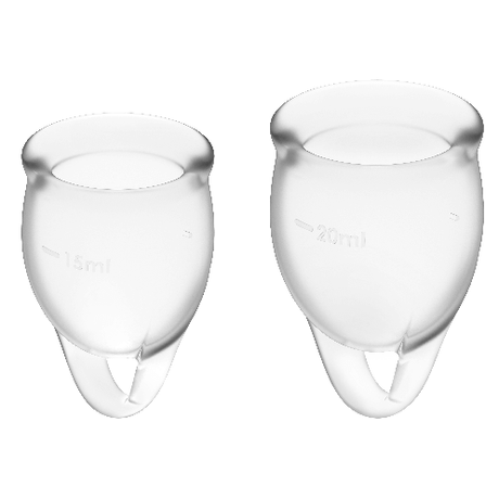Intimpflege Feel Confident Menstrual Cup Clear 15 + 20 ml