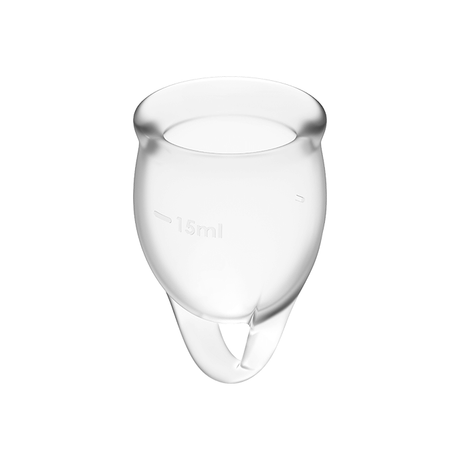 Intimpflege Feel Confident Menstrual Cup Clear 15 + 20 ml.1