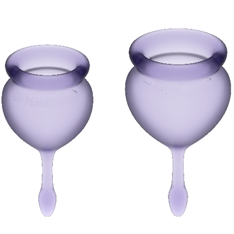 Intimpflege Feel Good Menstrual Cup Lila 15 + 20 ml