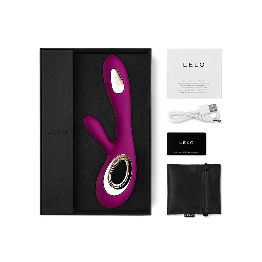 Lelo - Soraya Wave Vibrator Rabbit Deep Rose