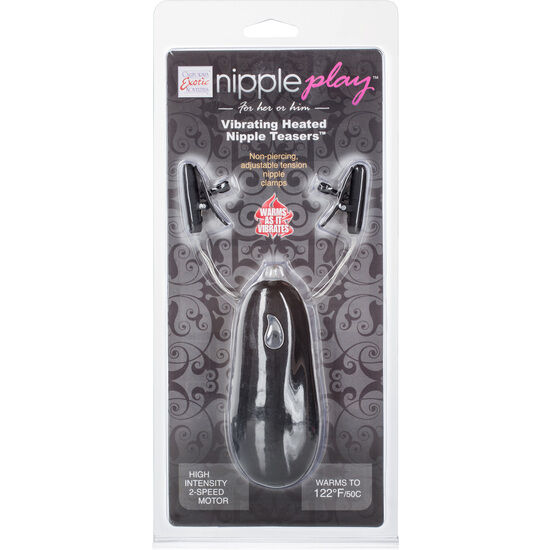 Calexotics - Vibr Beheizte Nippel-Teaser Schwarz