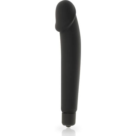 Vibrator Realistic Black Silicone.2