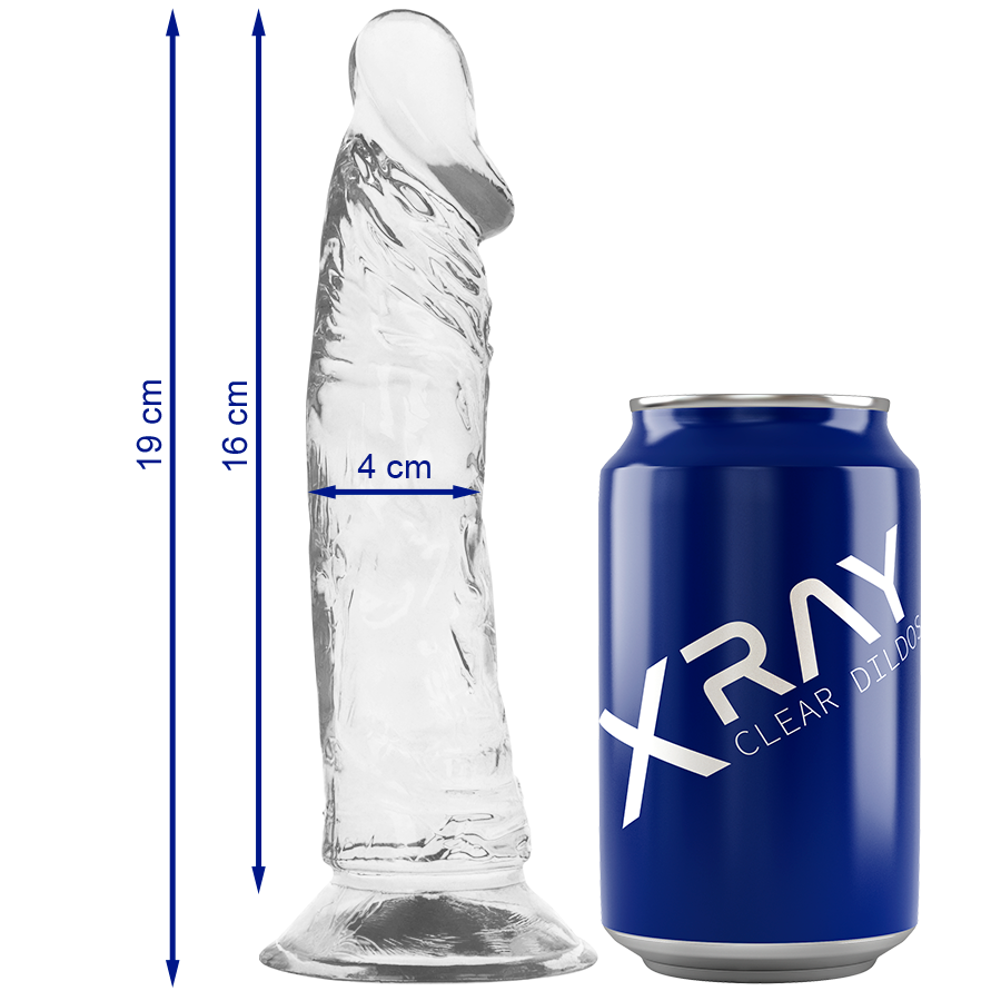 6.4 Inch Small Clear Realistic Dildo