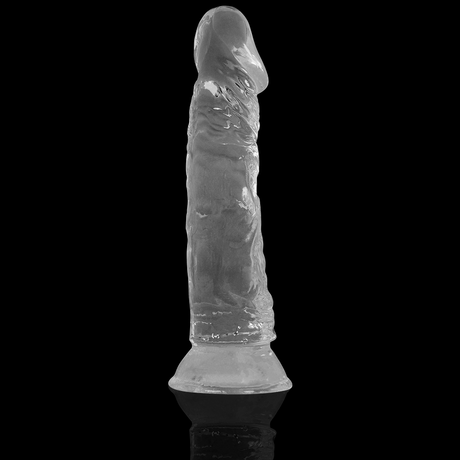Realistischer Dildo Klarer Hahn -x 19 x 4 cm.4