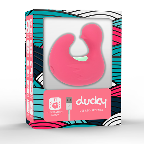 Vibrator Duckymania Aufladbarer Silikonstimulatorfinger 4,5 x 4,1 cm.3