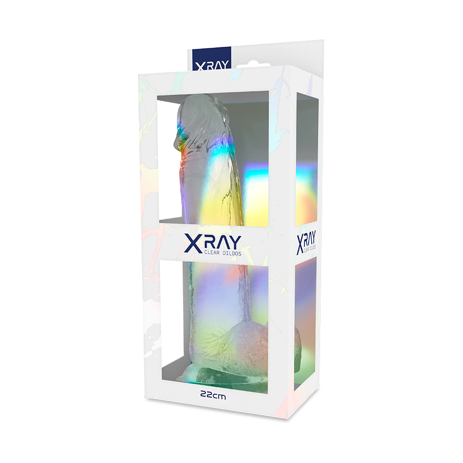 x Ray - Klarer Hahn mit Eier 22 cm-x-4.6 cm