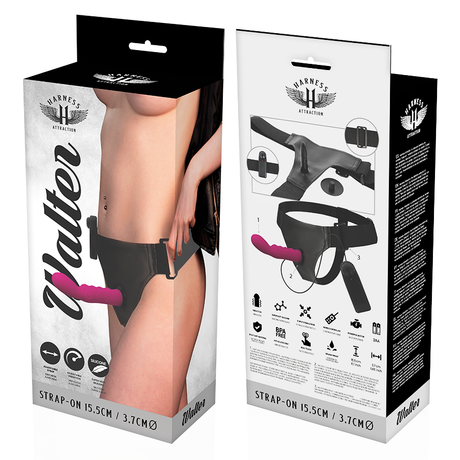 Harness Attraction - Rnes Walter mit Vibration 15.5 cm-x-3.7 cm