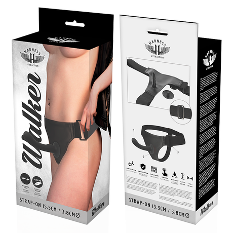 Harness Attraction - Rnes Silikon Walker g-Spot 15.5 cm-x-3.8 cm