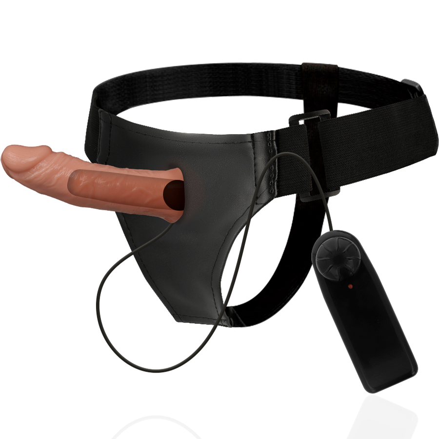 Harness Attraction - Rnes Hollow Benny mit Vibrator 15 cm-x-4.5 cm
