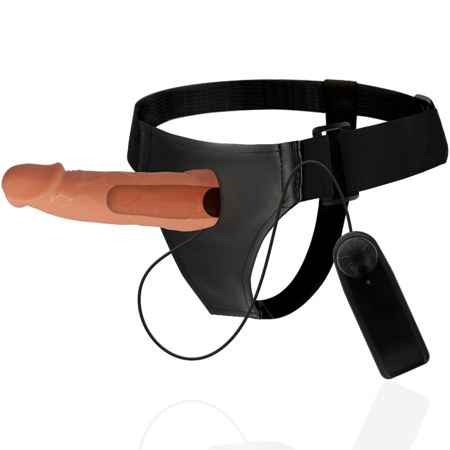 Harness Attraction - Willian Hollow Rnes mit Vibrator 17 cm-x-4.5 cm