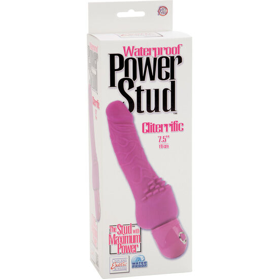 Calexotics - Power Stud Cliterrific Rosa Vibrator