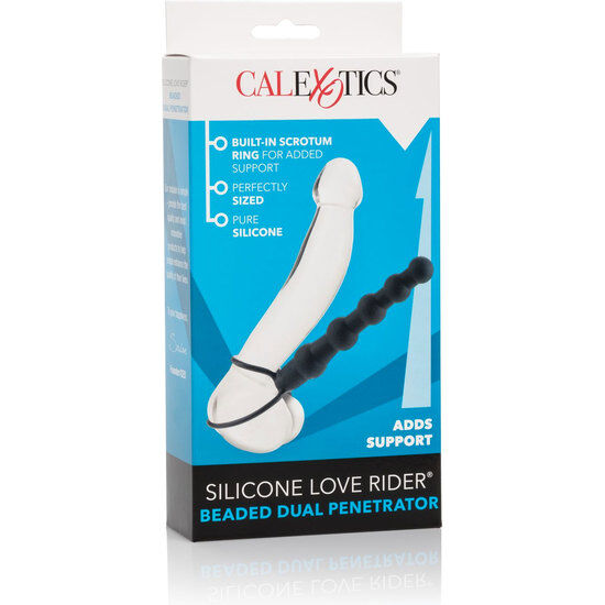Calexotics - Beaded Dual Penetrator Schwarz