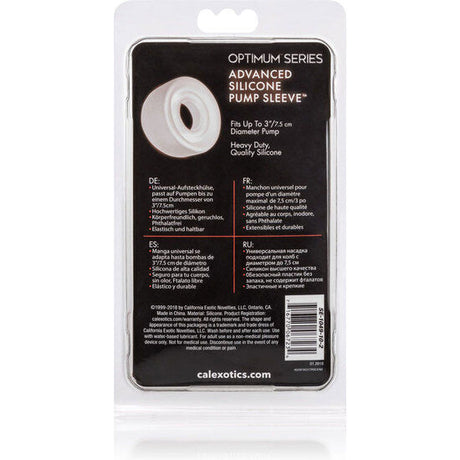 Calexotics - Adv Silikon-Pumpenhülse Transparent