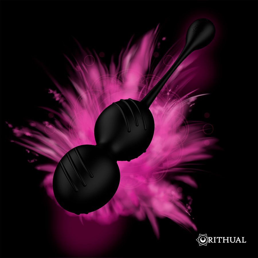 Rithual - Nisha - Wiederaufladbare Vibrierende Kegelblle Schwarz