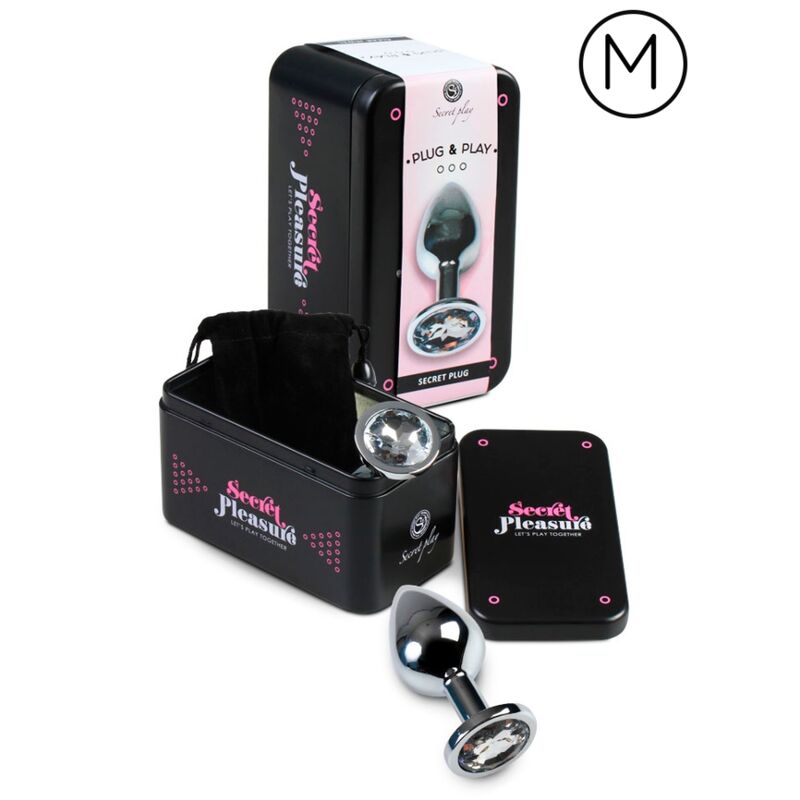 Secretplay - Analplug aus Transparentem Aluminium, 7 cm