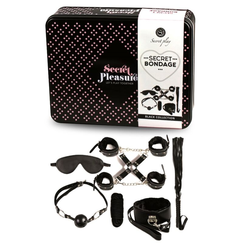 Secretplay - BDSM Set 8 Pcs Schwarz
